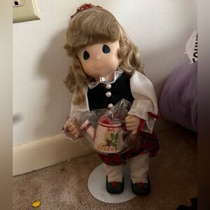 Vintage Doll with Black and White Outfit